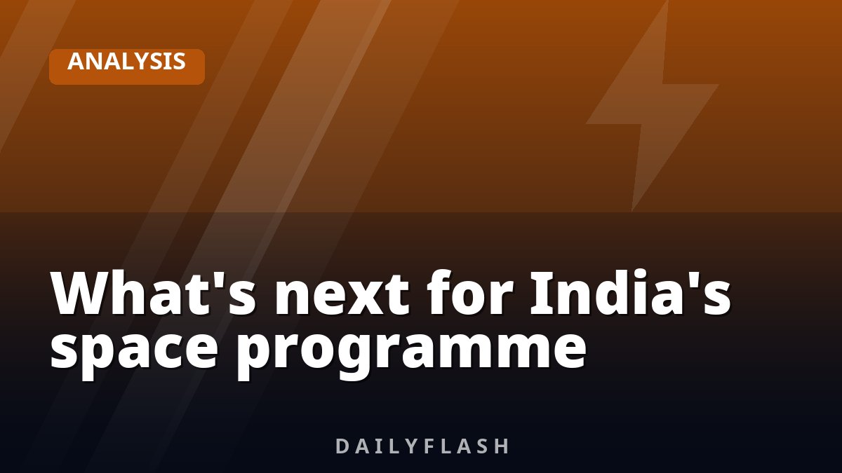 What's next for India's space programme